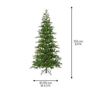 Balsamea fir 210xØ130cm groen kunstkerstboom - Afbeelding 4