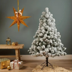 Imperial Pine 180xø117cm groen/wit/met sneeuw kunstkerstboom - Afbeelding 4