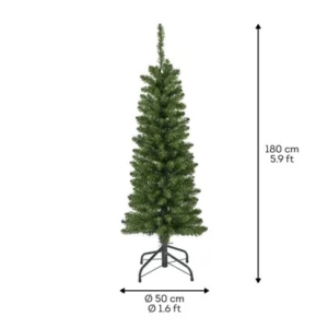Pencil Pine Classic smal 180xø50cm groen kunstkerstboom - Afbeelding 3